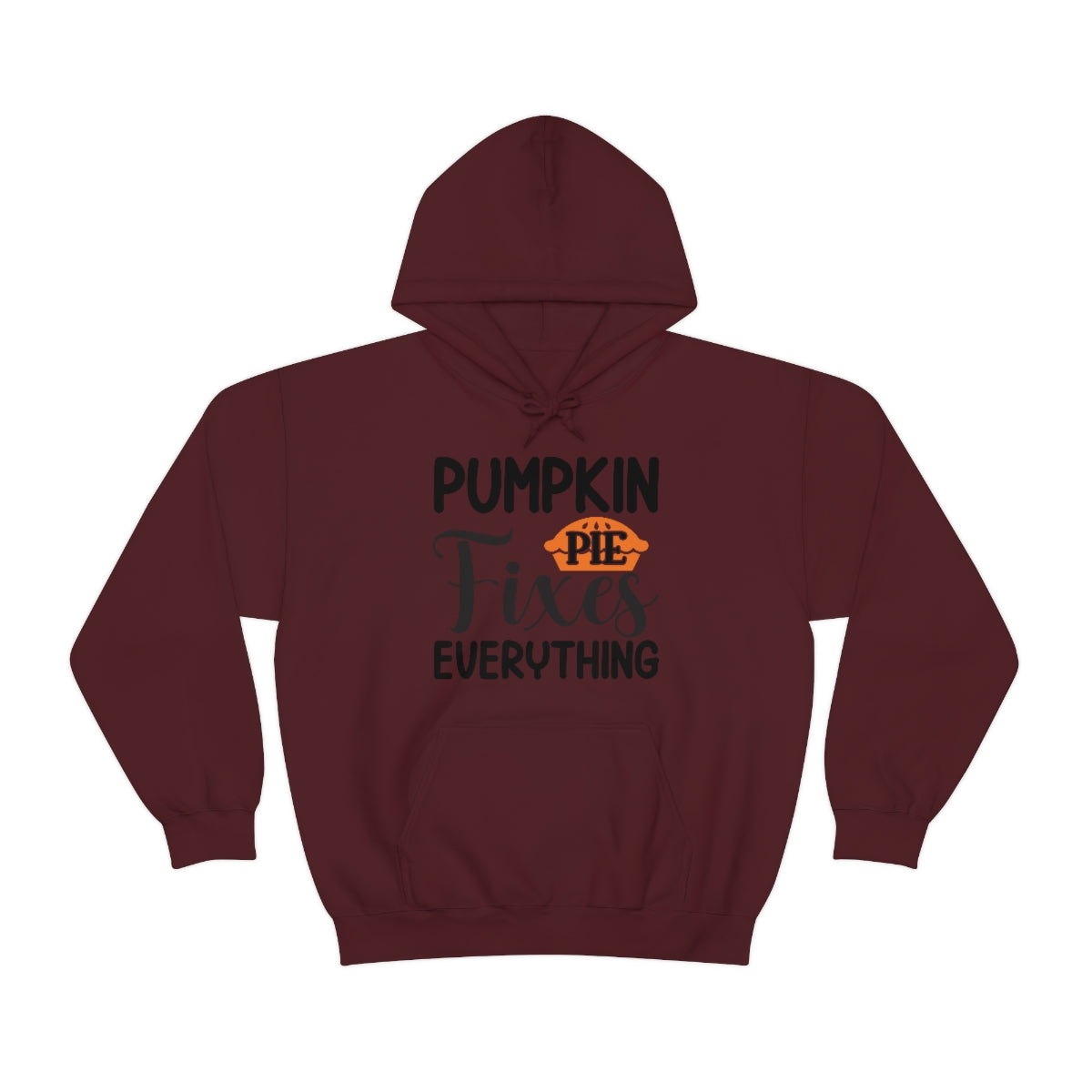 Pumpkin Pie Fixes Everything Unisex Heavy Blend™ Hooded Sweatshirt