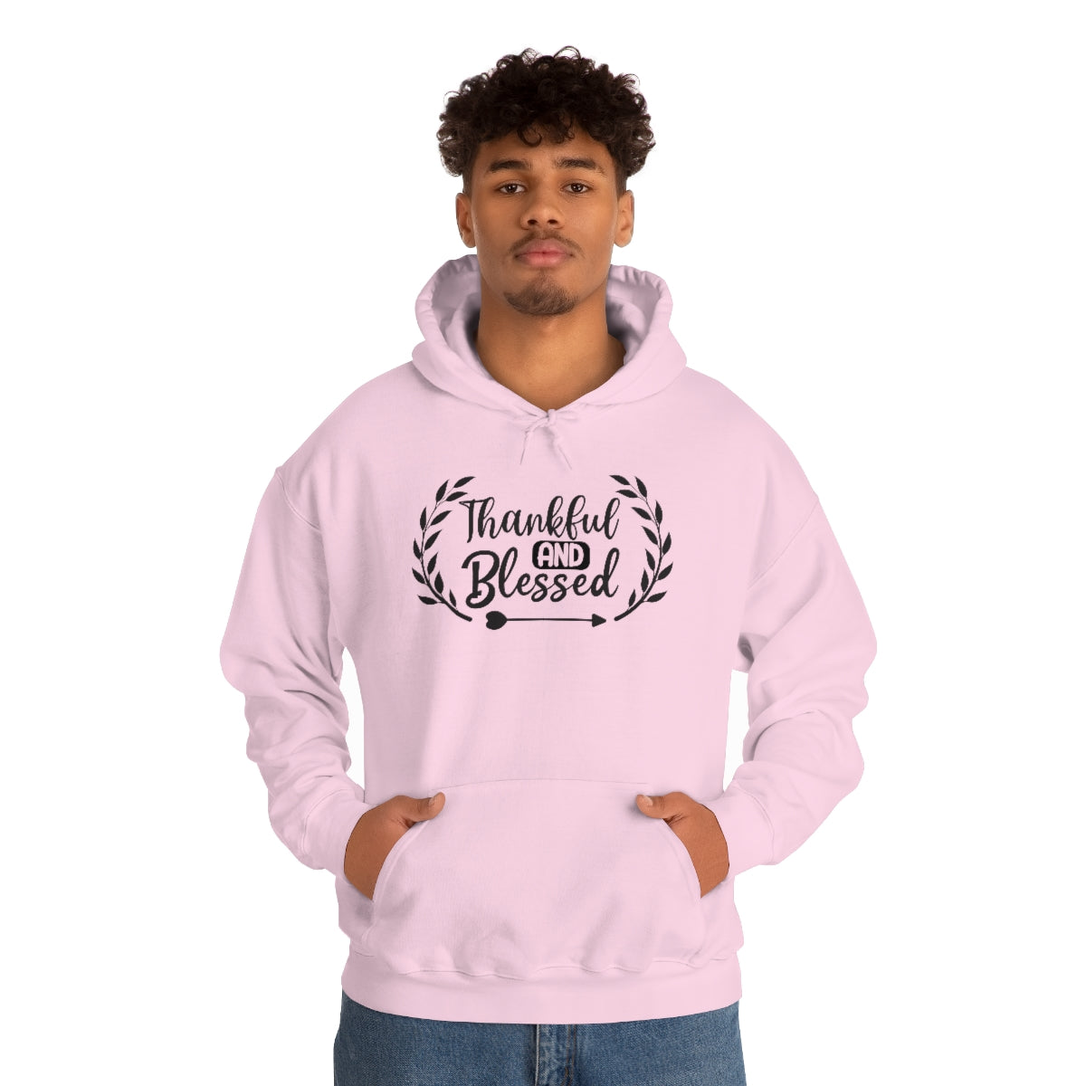 Thankful and Blessed Unisex Heavy Blend™ Hooded Sweatshirt