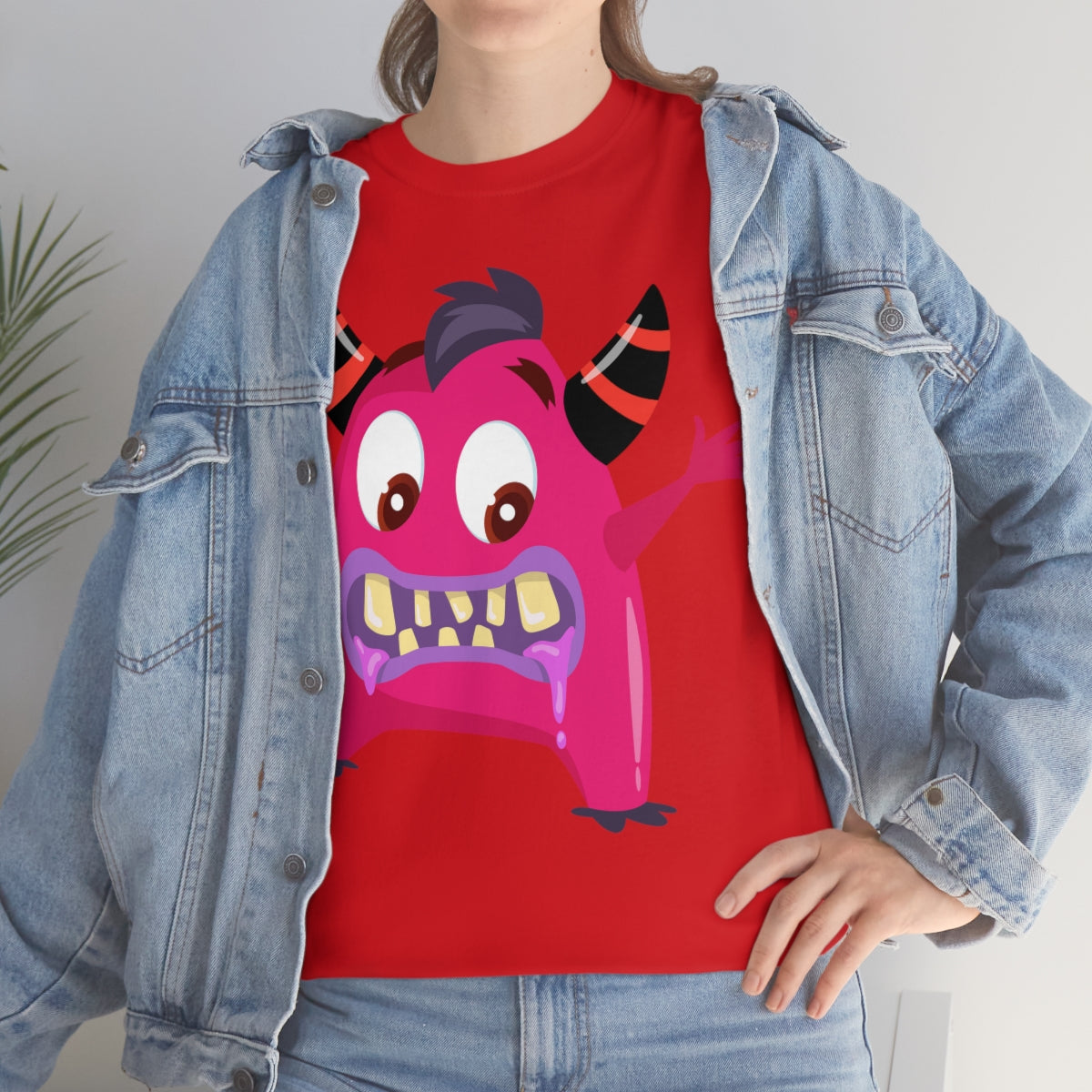 NFT Design Pink Monster Unisex Heavy Cotton Tee