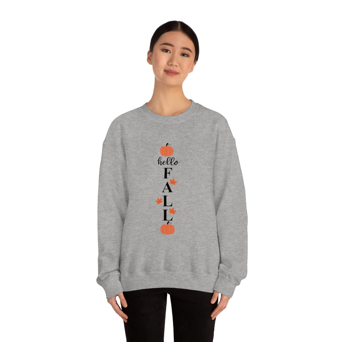 Hello Fall Unisex Heavy Blend™ Crewneck Sweatshirt