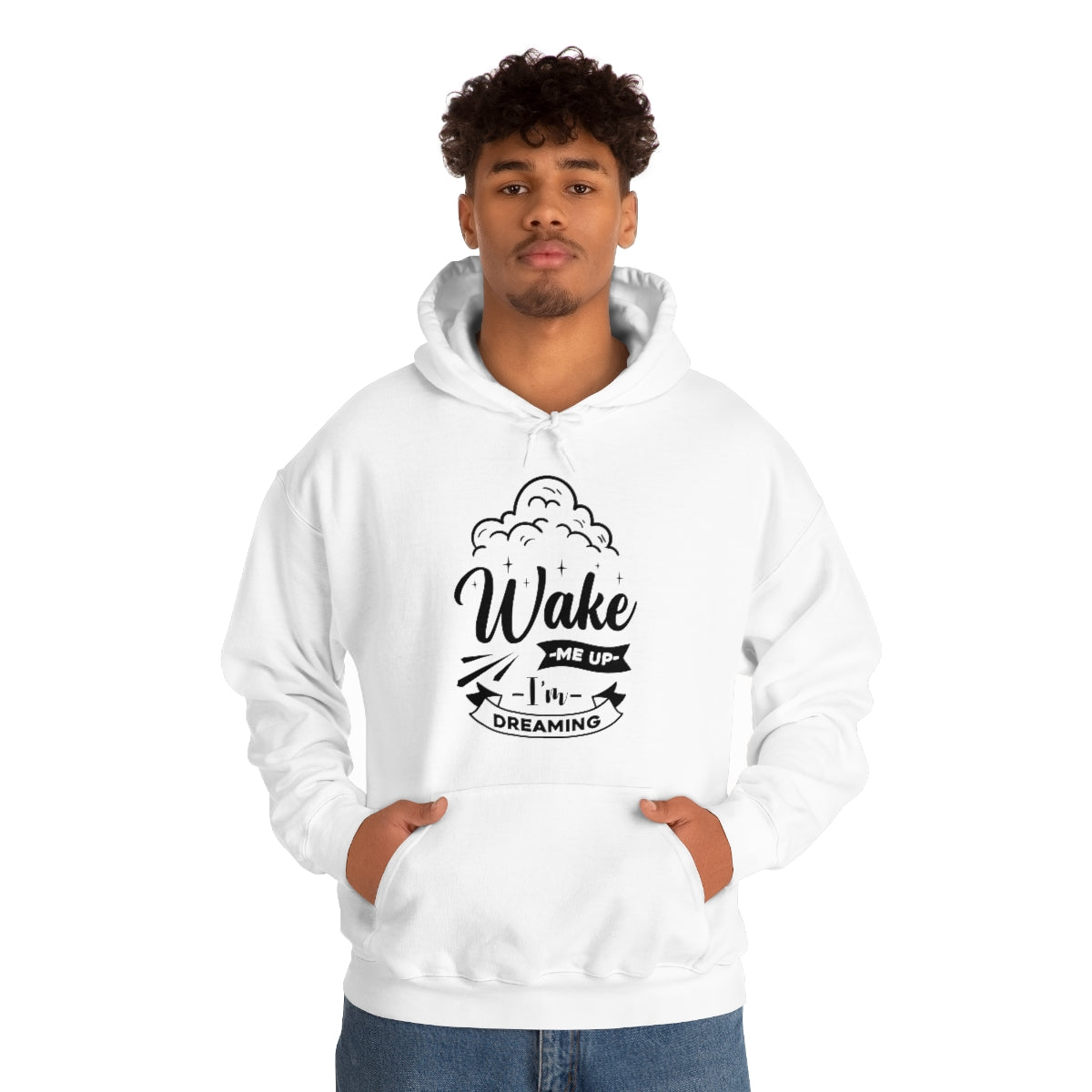 Wake Me Up I'm Dreaming Unisex Heavy Blend™ Hooded Sweatshirt