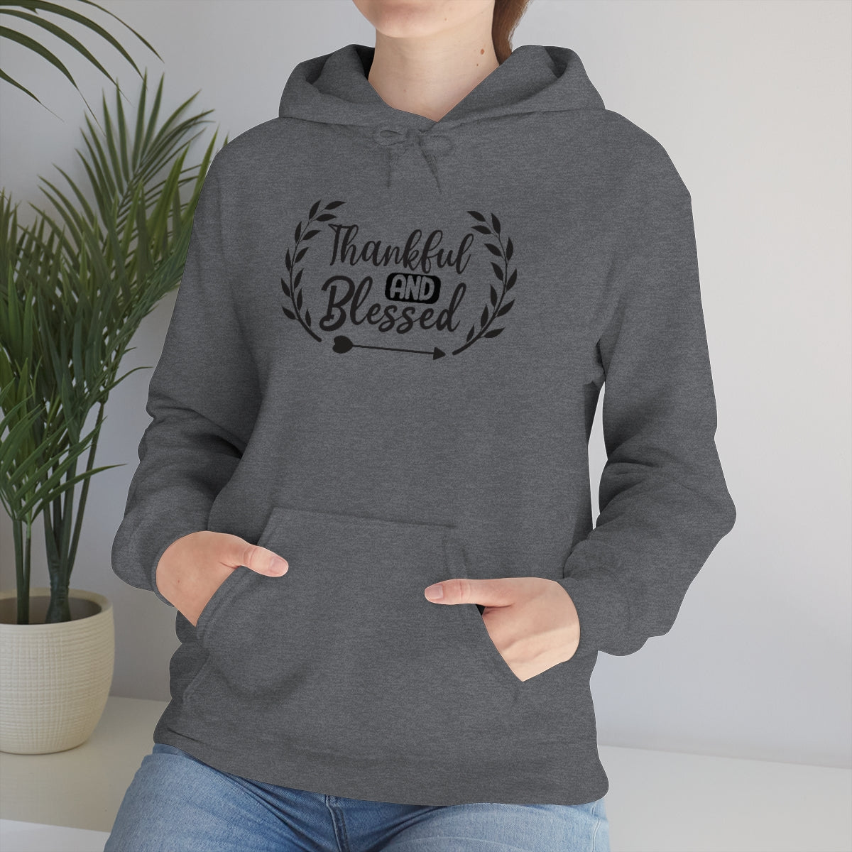 Thankful and Blessed Unisex Heavy Blend™ Hooded Sweatshirt