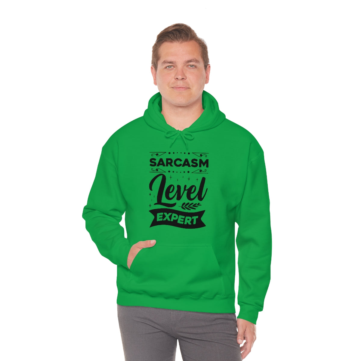 Sarcasm Level Expert Unisex Heavy Blend™ Hooded Sweatshirt