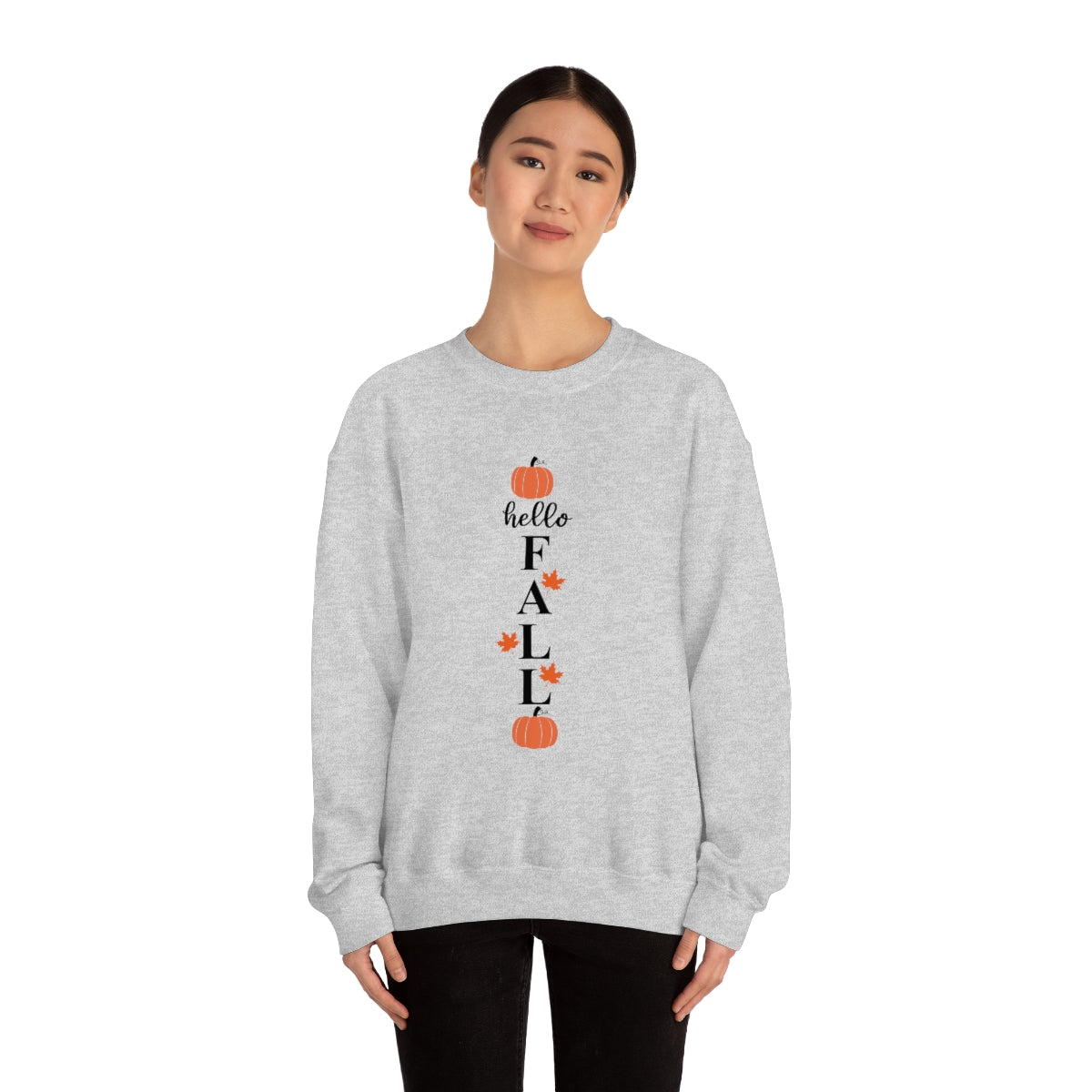 Hello Fall Unisex Heavy Blend™ Crewneck Sweatshirt