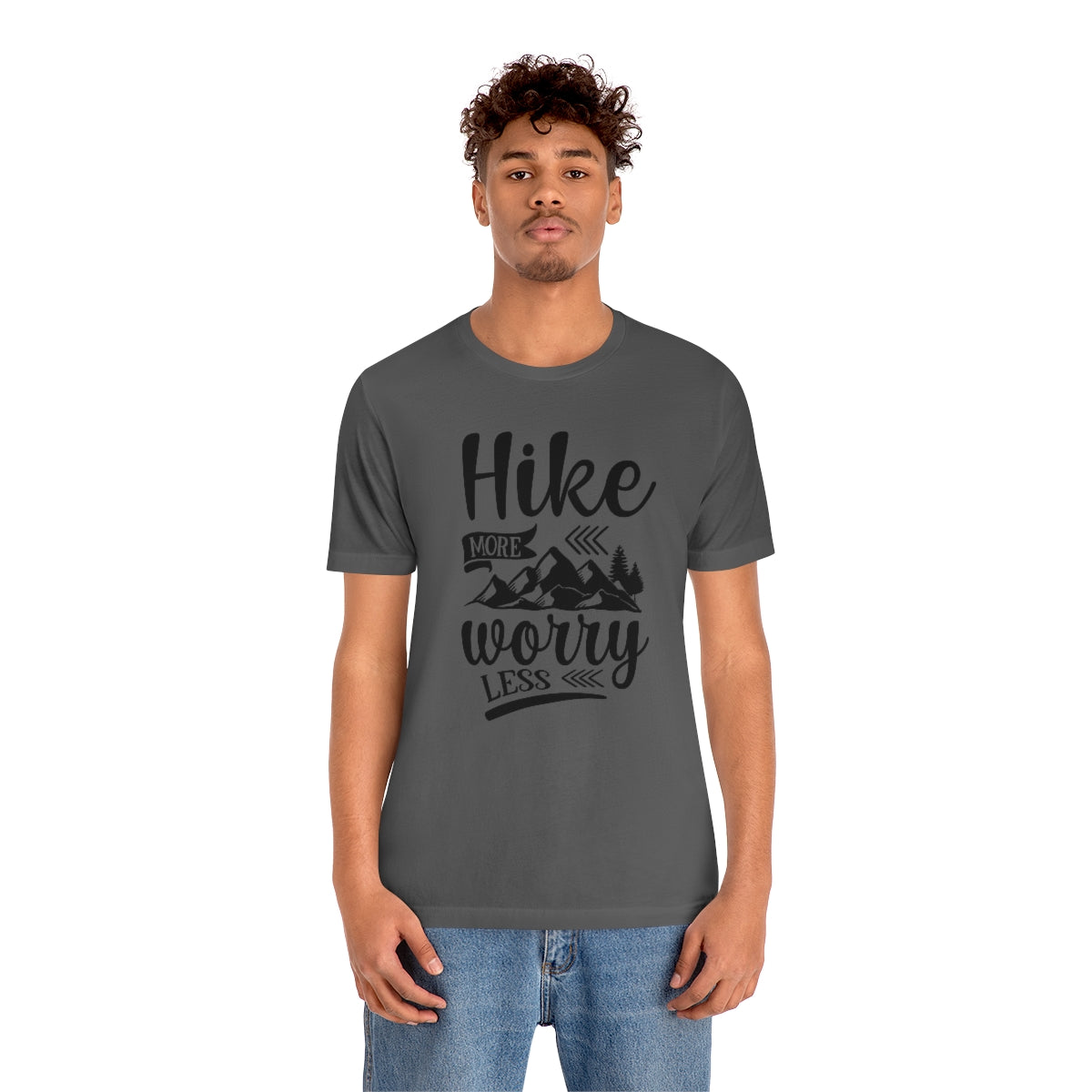 Hike More Worry Less Unisex Jersey Short Sleeve Tee