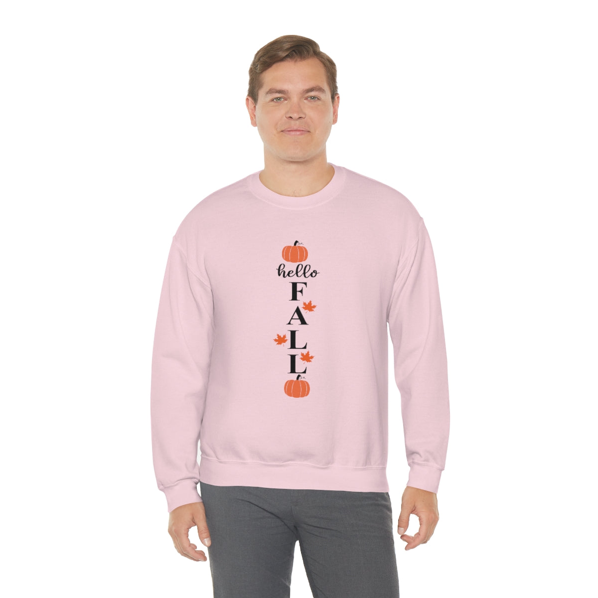 Hello Fall Unisex Heavy Blend™ Crewneck Sweatshirt