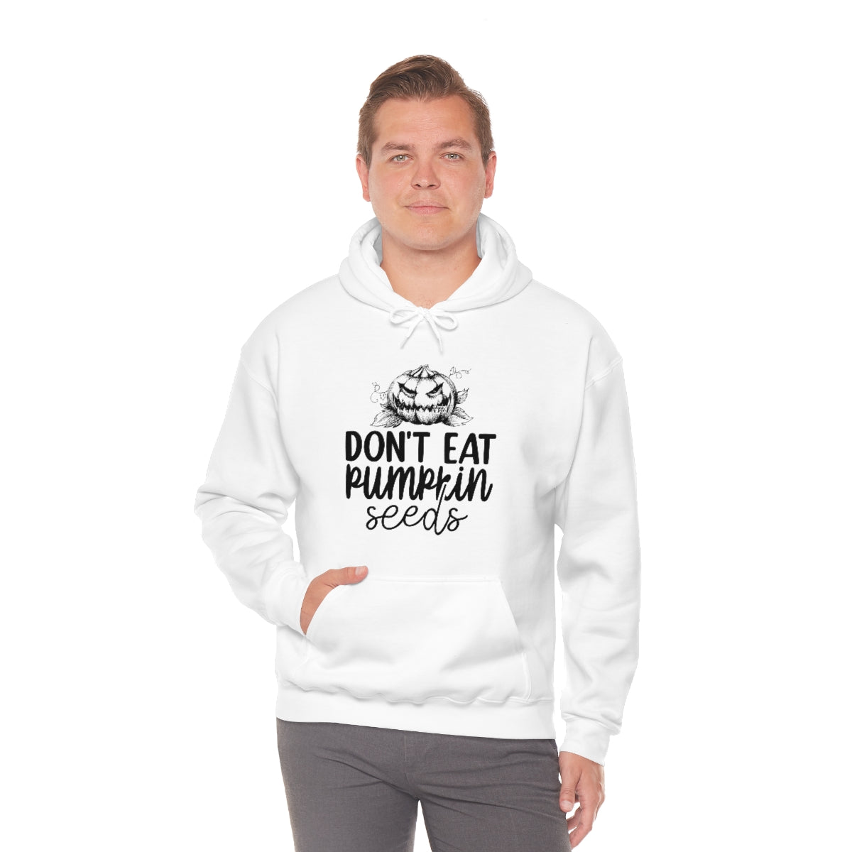 Don't Eat Pumpkin Seeds Unisex Heavy Blend™ Hooded Sweatshirt