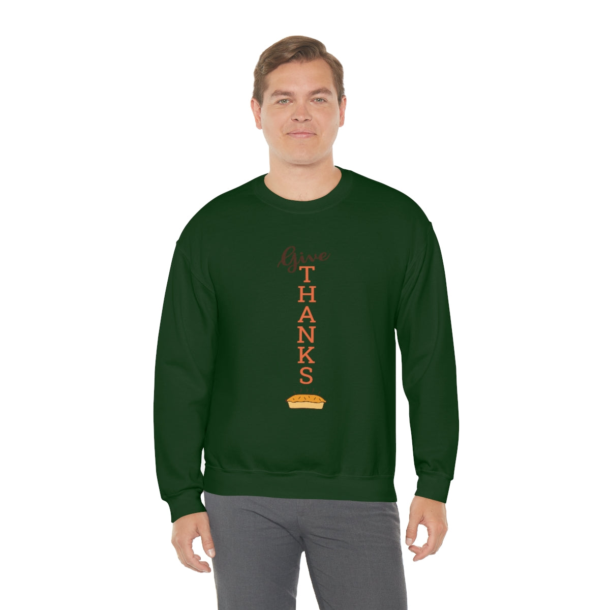 Give Thanks Unisex Heavy Blend™ Crewneck Sweatshirt