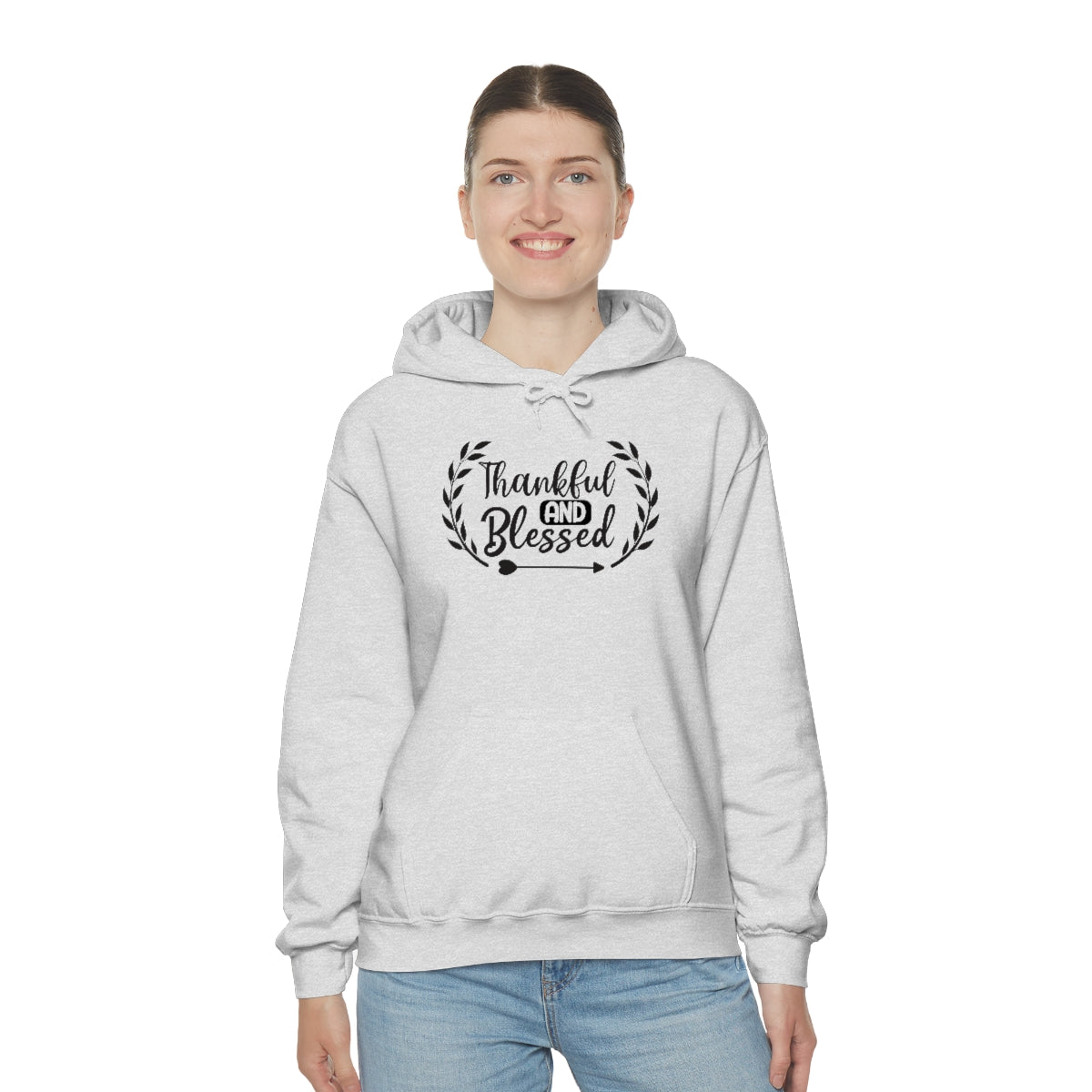 Thankful and Blessed Unisex Heavy Blend™ Hooded Sweatshirt