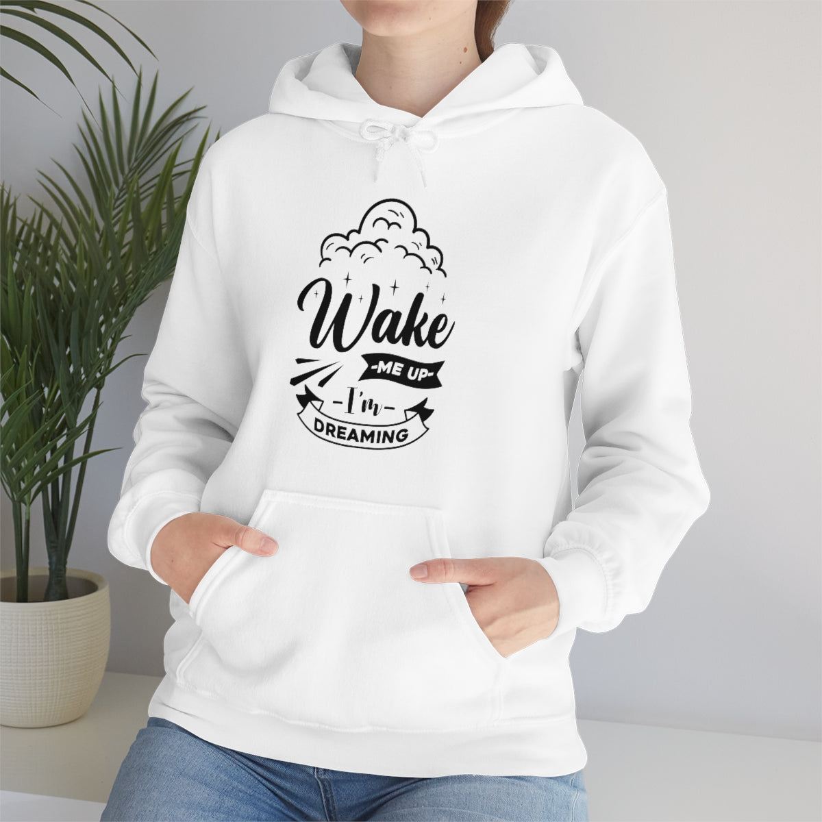 Wake Me Up I'm Dreaming Unisex Heavy Blend™ Hooded Sweatshirt