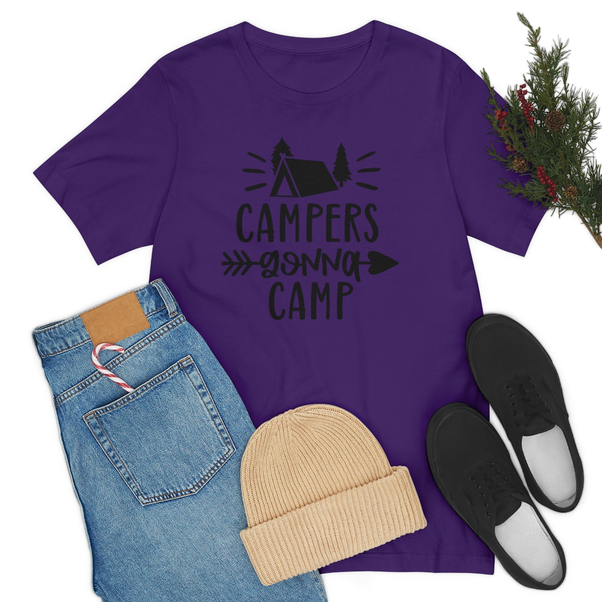 Campers Gonna Camp Unisex Jersey Short Sleeve Tee