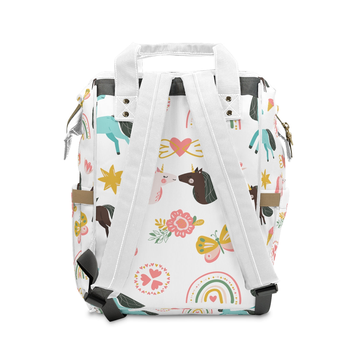 Unicorns & Rainbows Multifunctional Diaper Backpack