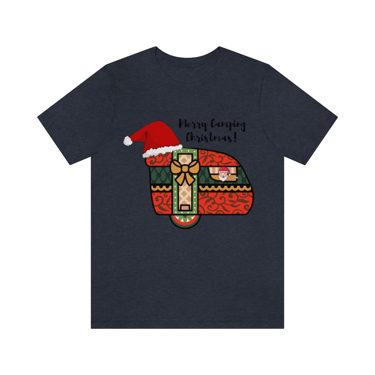 Merry Camping Christmas Unisex Jersey Short Sleeve Tee