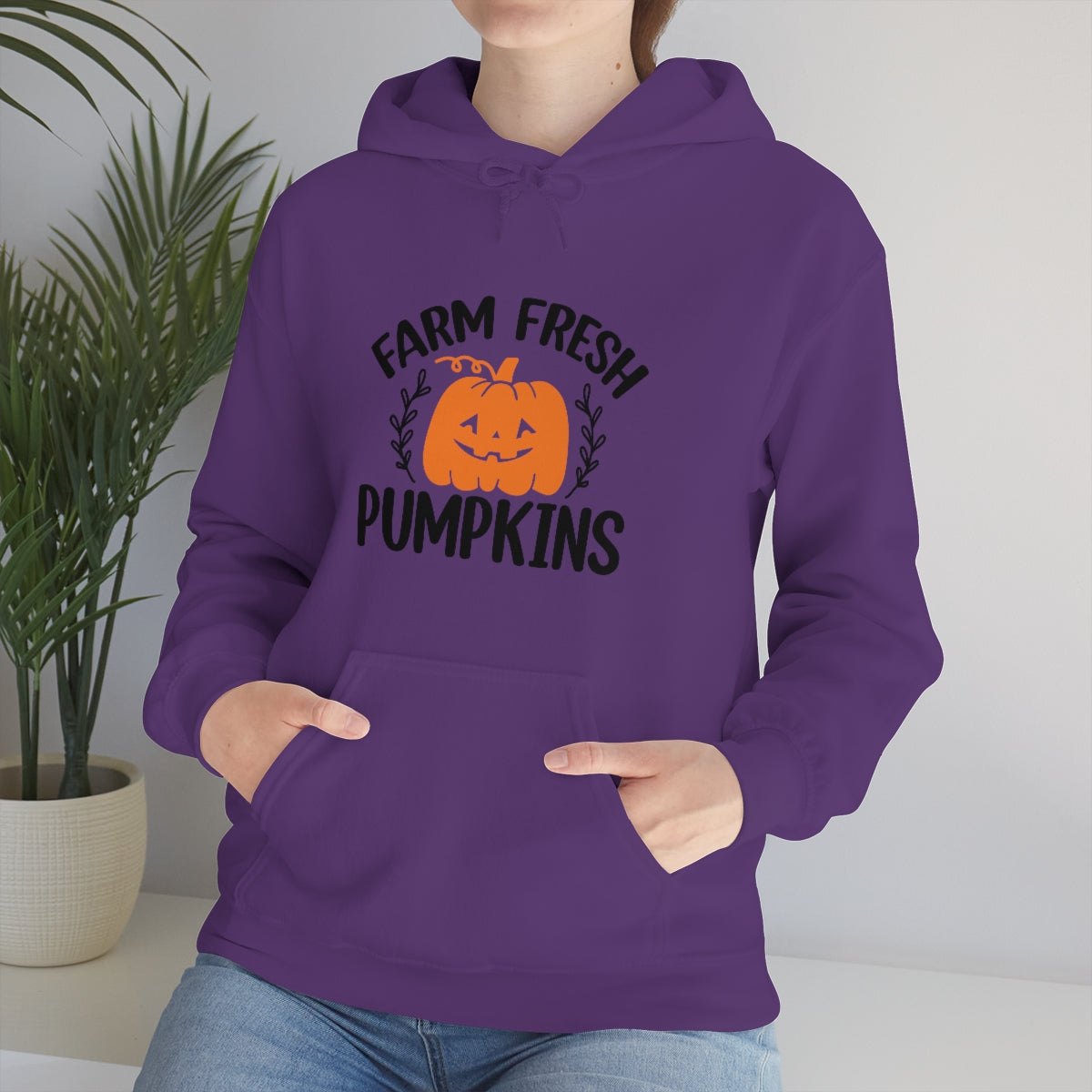 Farm Fresh Pumpkins Unisex Heavy Blend™ Hooded Sweatshirt