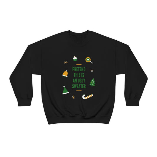 Pretend This is An Ugly Sweater Unisex Heavy Blend™ Crewneck Sweatshirt