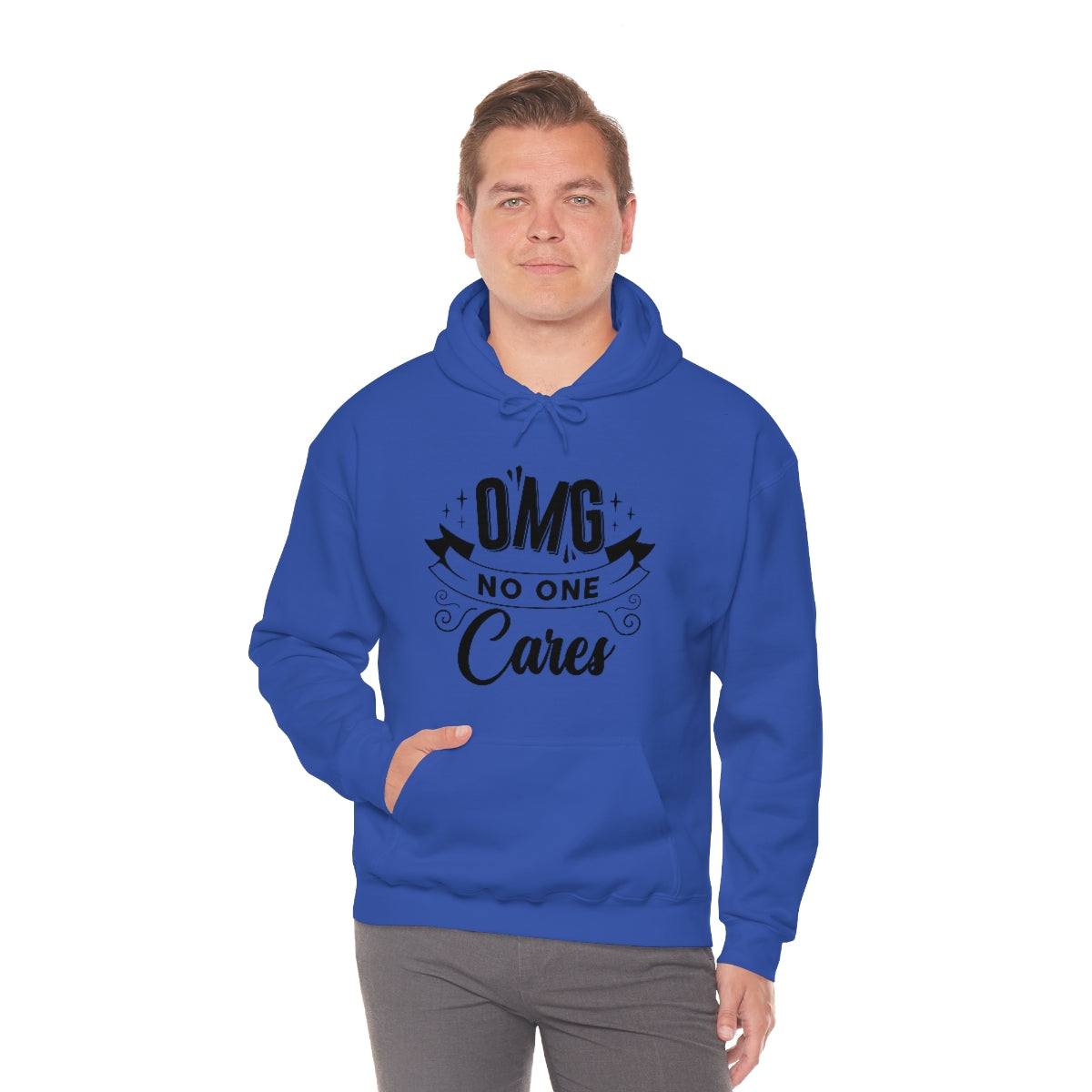 OMG No One Cares Unisex Heavy Blend™ Hooded Sweatshirt