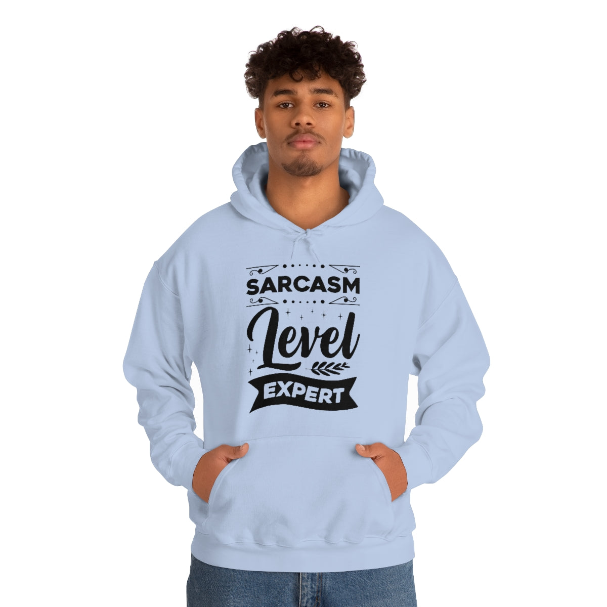 Sarcasm Level Expert Unisex Heavy Blend™ Hooded Sweatshirt