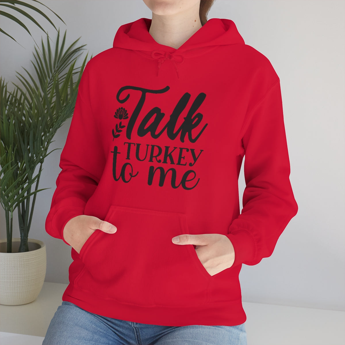 Talk Turkey To Me Unisex Heavy Blend™ Hooded Sweatshirt