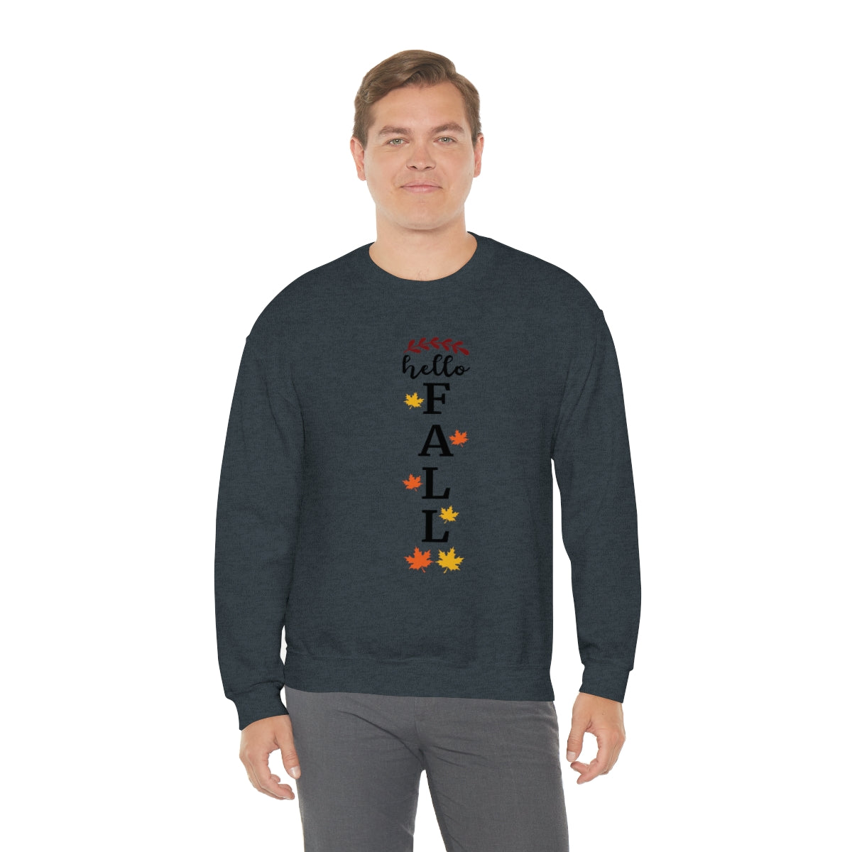 Hello Fall Unisex Heavy Blend™ Crewneck Sweatshirt