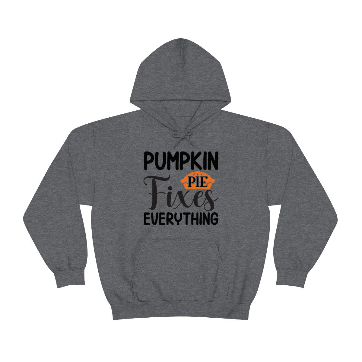 Pumpkin Pie Fixes Everything Unisex Heavy Blend™ Hooded Sweatshirt