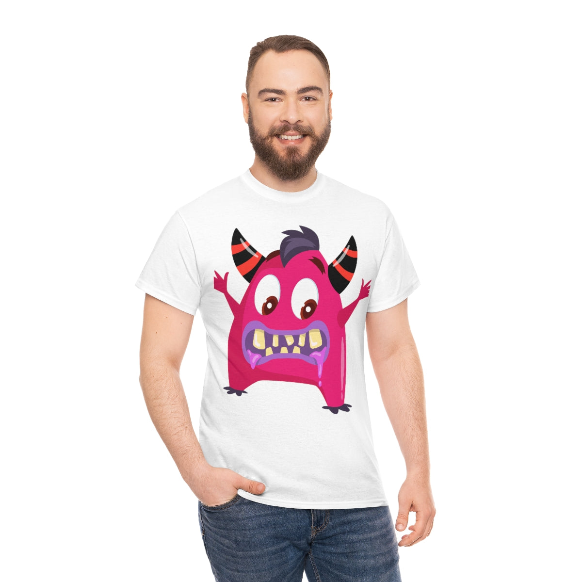 NFT Design Pink Monster Unisex Heavy Cotton Tee