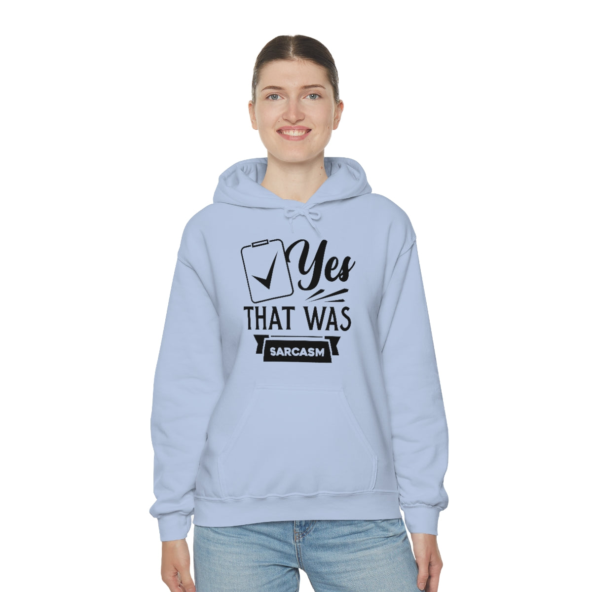 Yes That Was Sarcasm Unisex Heavy Blend™ Hooded Sweatshirt