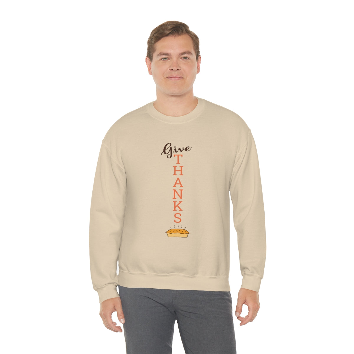 Give Thanks Unisex Heavy Blend™ Crewneck Sweatshirt