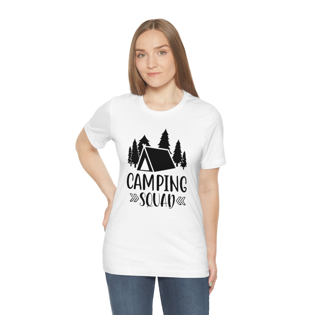 Camping Squad Unisex Jersey Short Sleeve Tee