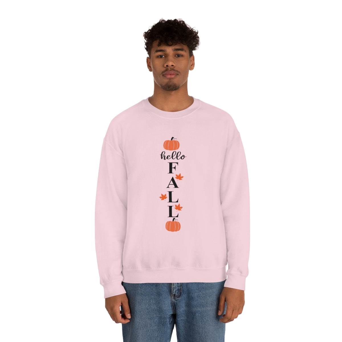 Hello Fall Unisex Heavy Blend™ Crewneck Sweatshirt