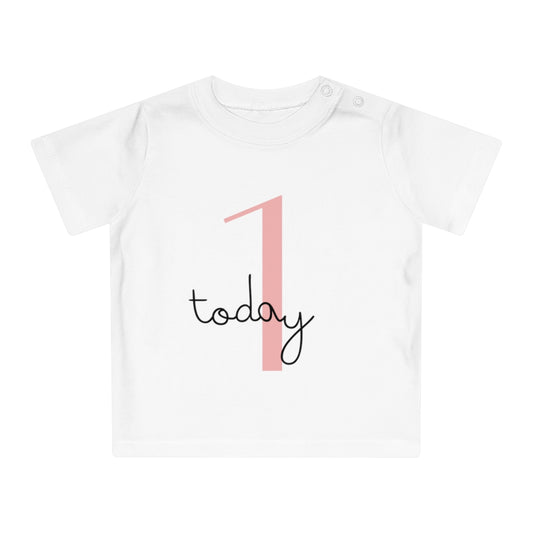 1 Today (Pink) Birthday Baby T-Shirt