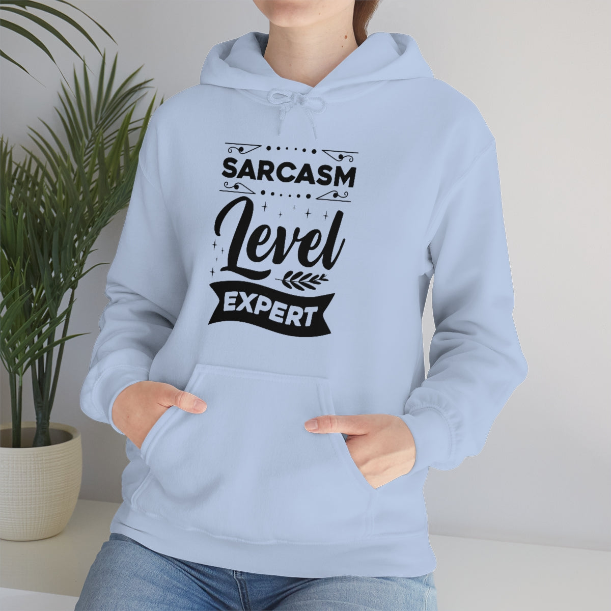 Sarcasm Level Expert Unisex Heavy Blend™ Hooded Sweatshirt