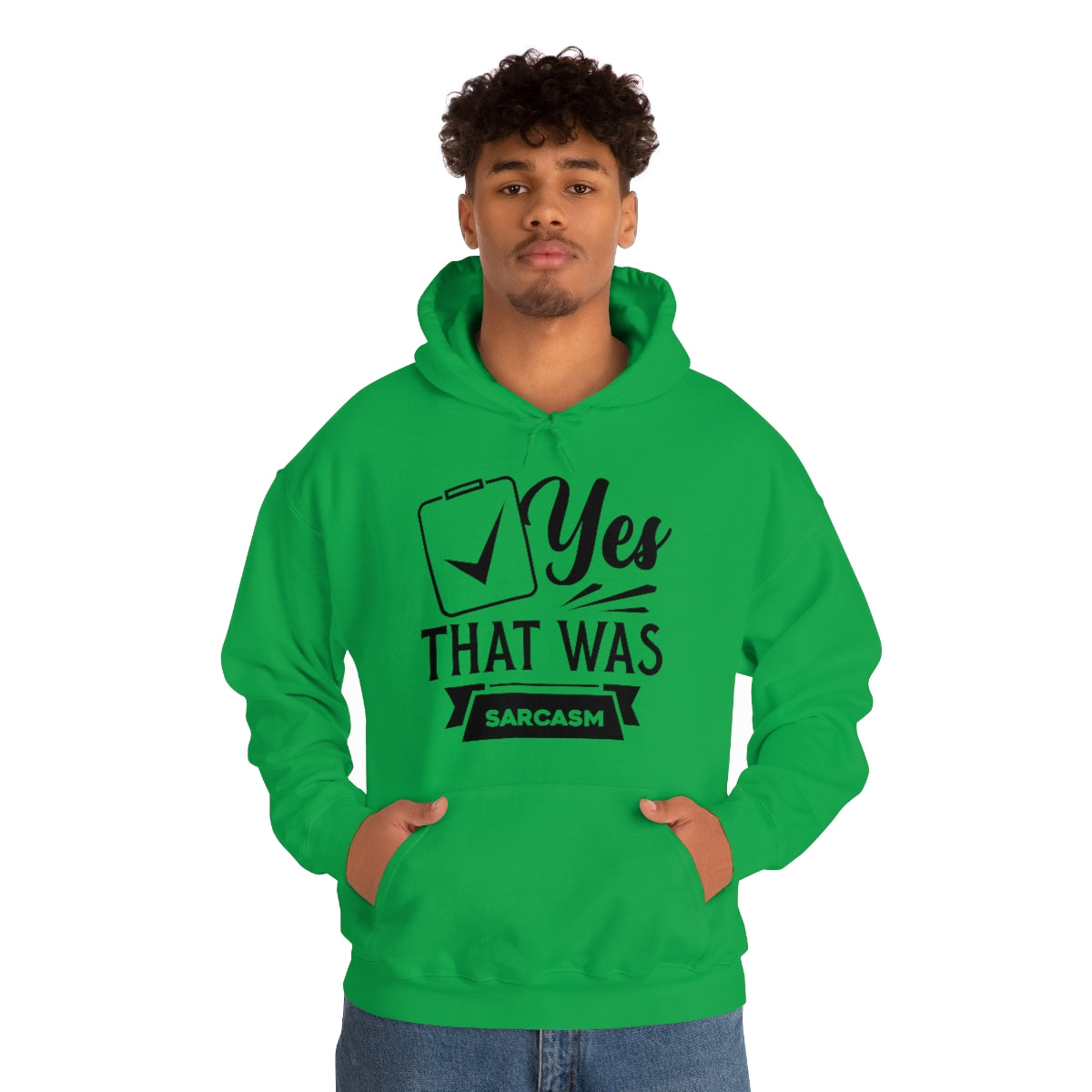 Yes That Was Sarcasm Unisex Heavy Blend™ Hooded Sweatshirt