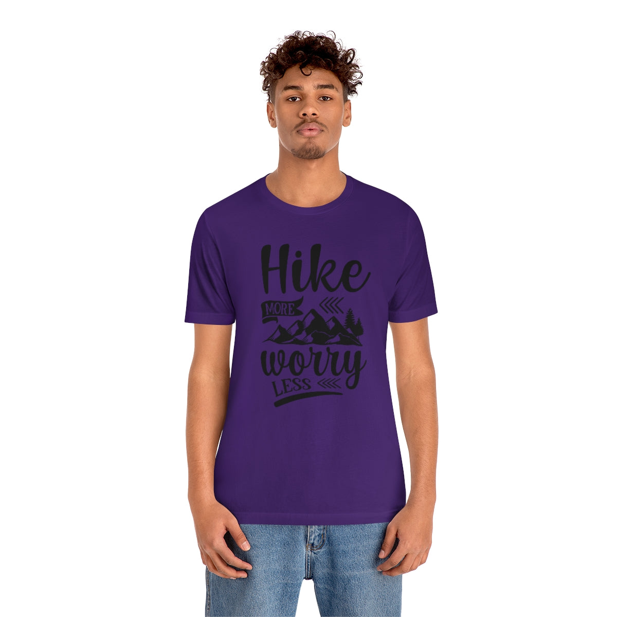 Hike More Worry Less Unisex Jersey Short Sleeve Tee