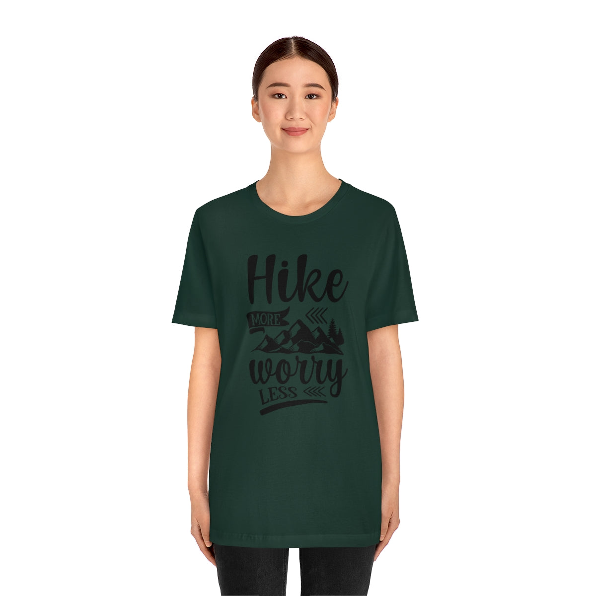 Hike More Worry Less Unisex Jersey Short Sleeve Tee