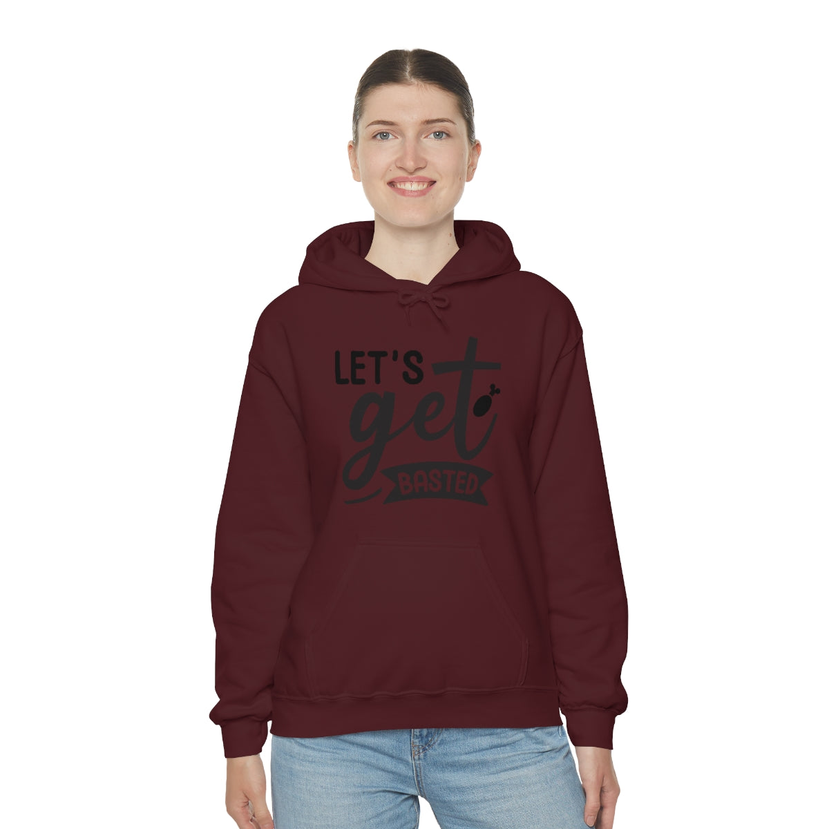 Lets Get Basted Unisex Heavy Blend™ Hooded Sweatshirt