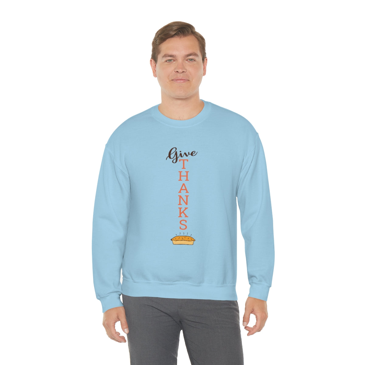 Give Thanks Unisex Heavy Blend™ Crewneck Sweatshirt