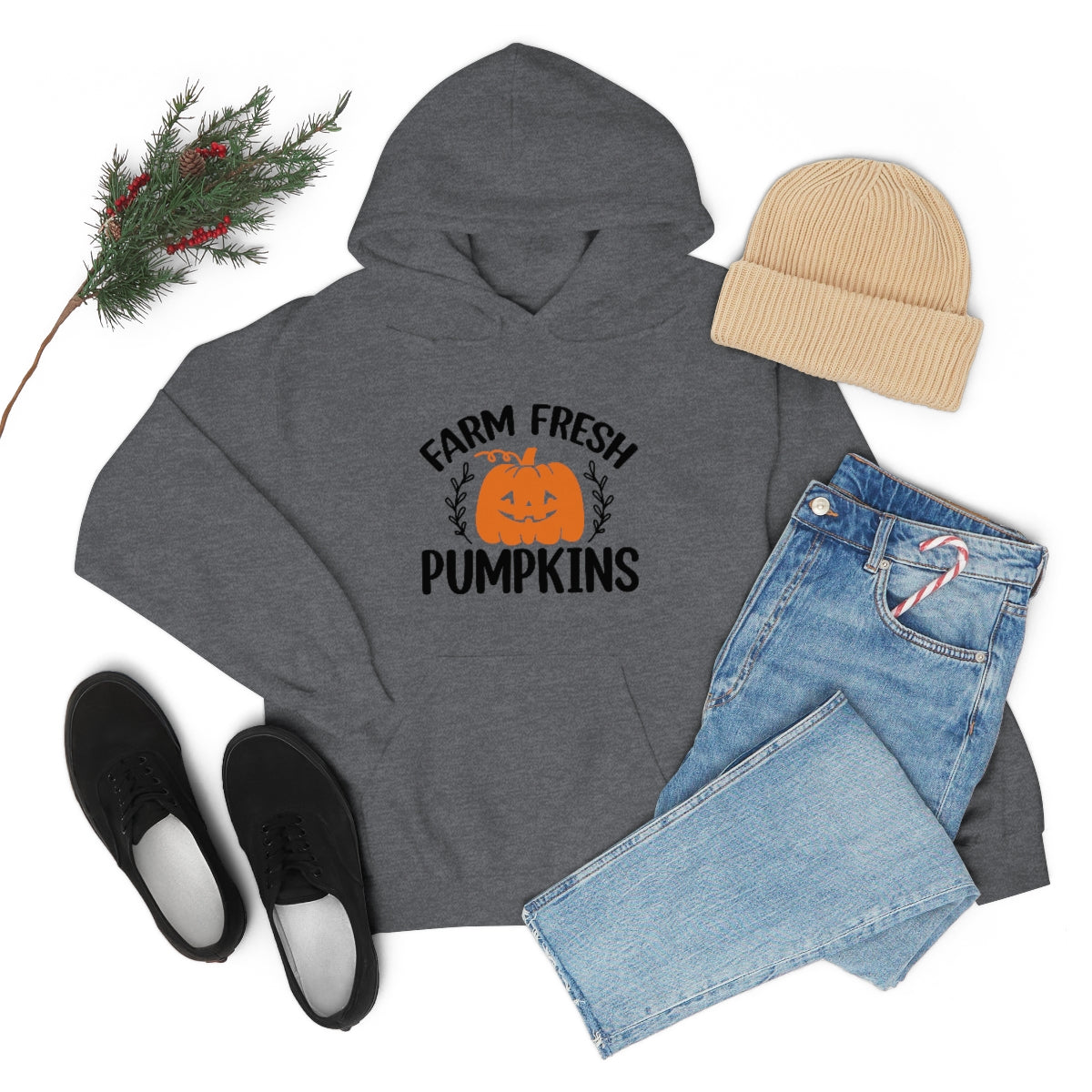 Farm Fresh Pumpkins Unisex Heavy Blend™ Hooded Sweatshirt