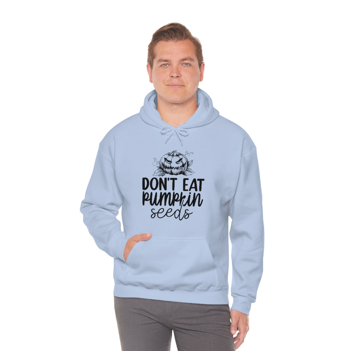 Don't Eat Pumpkin Seeds Unisex Heavy Blend™ Hooded Sweatshirt