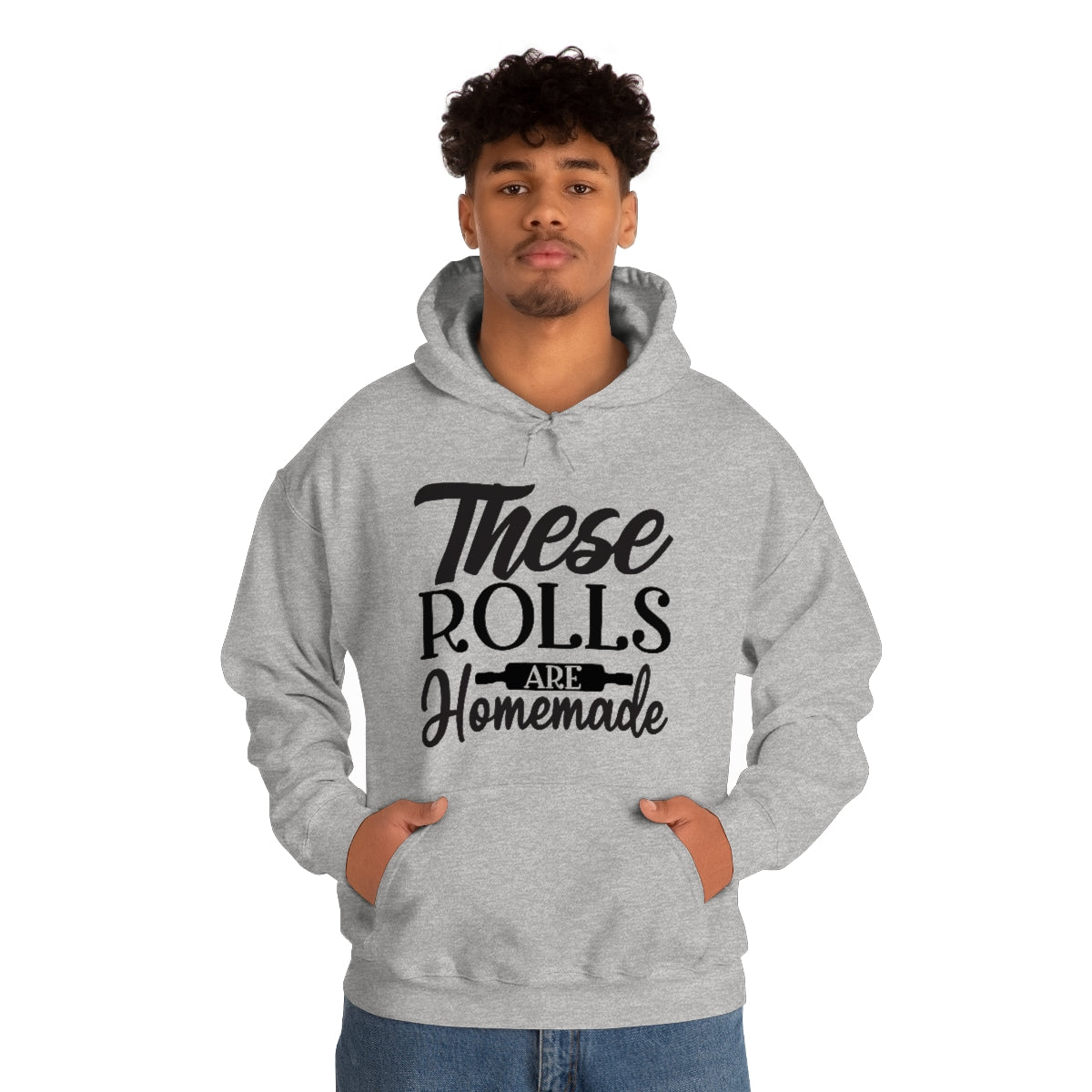 These Rolls Are Home Made Unisex Heavy Blend™ Hooded Sweatshirt