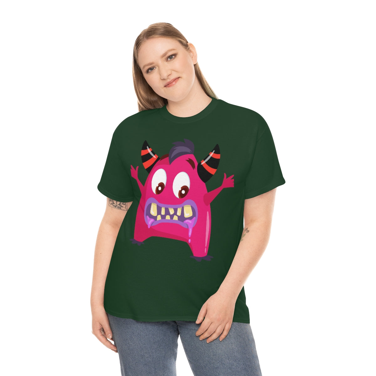 NFT Design Pink Monster Unisex Heavy Cotton Tee