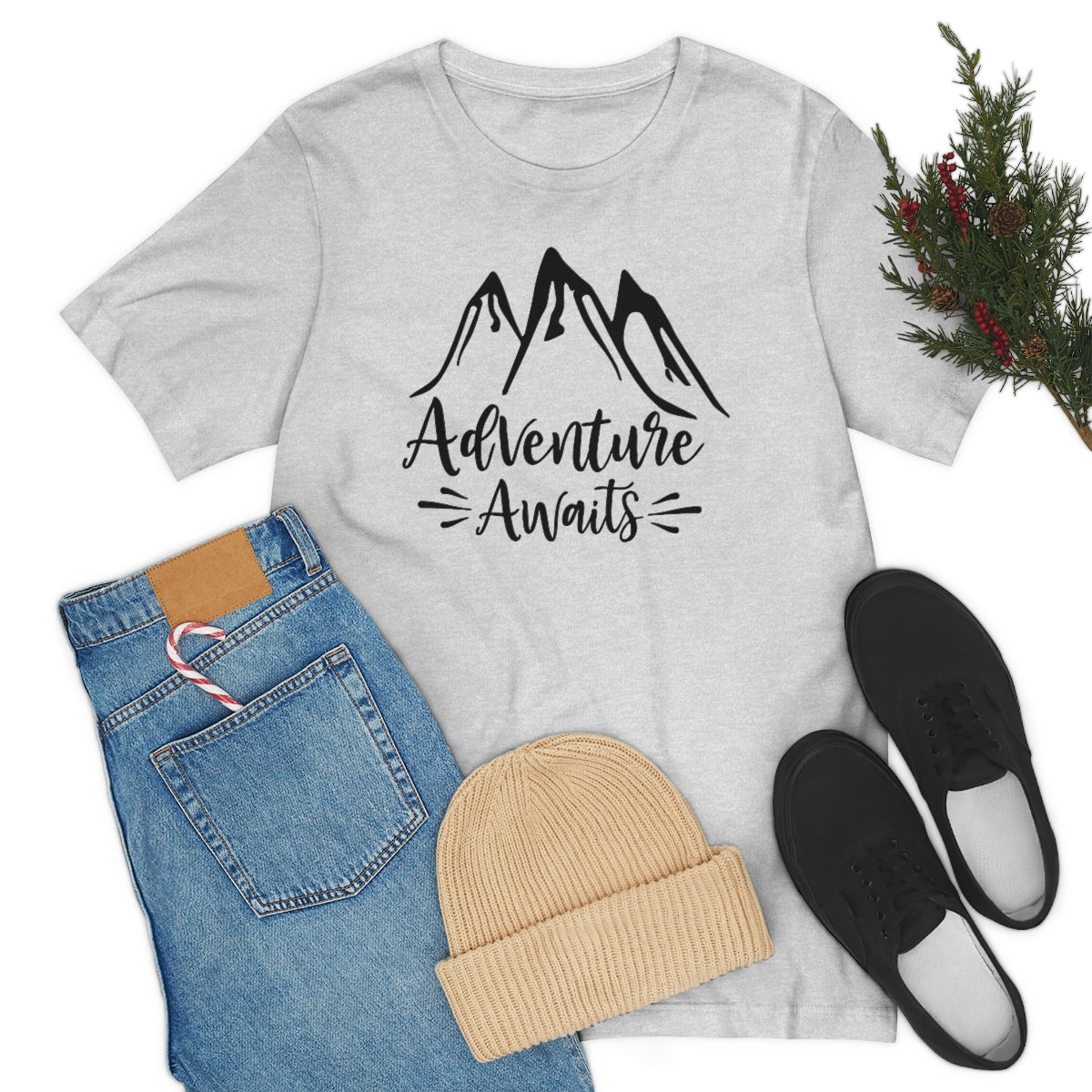 Adventure Awaits Unisex Jersey Short Sleeve Tee