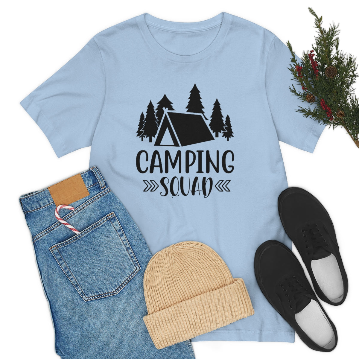 Camping Squad Unisex Jersey Short Sleeve Tee