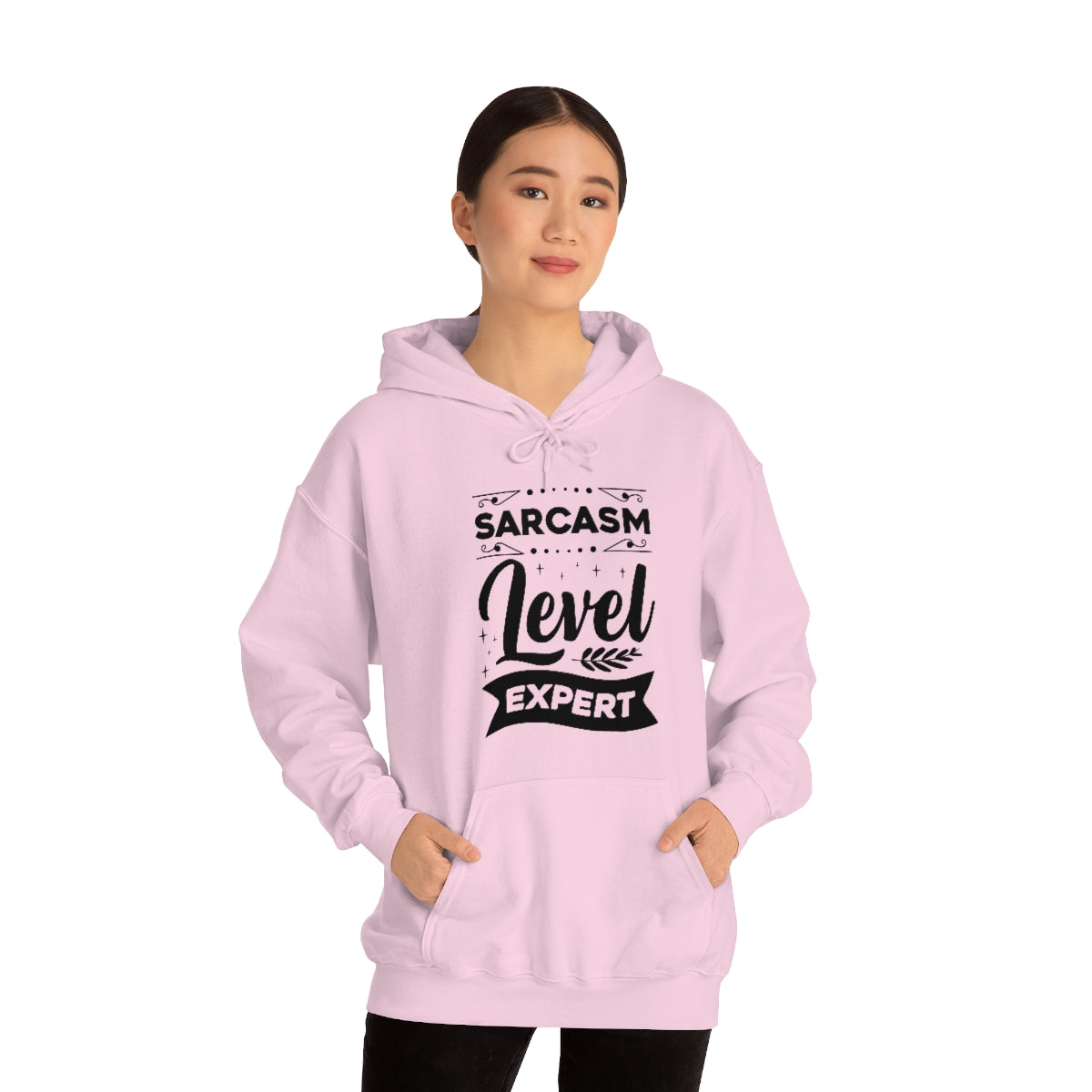 Sarcasm Level Expert Unisex Heavy Blend™ Hooded Sweatshirt