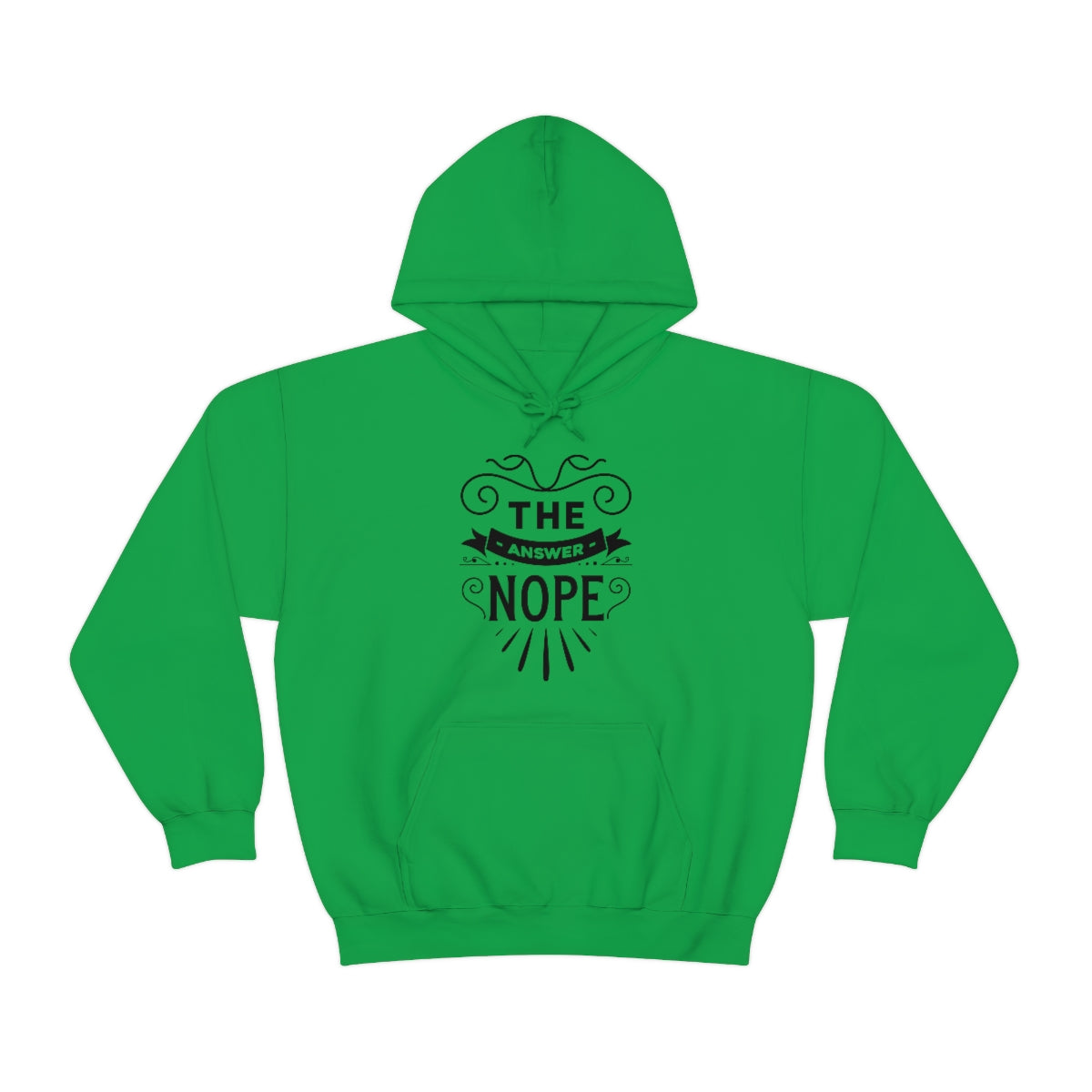 The Answer Nope Unisex Heavy Blend™ Hooded Sweatshirt