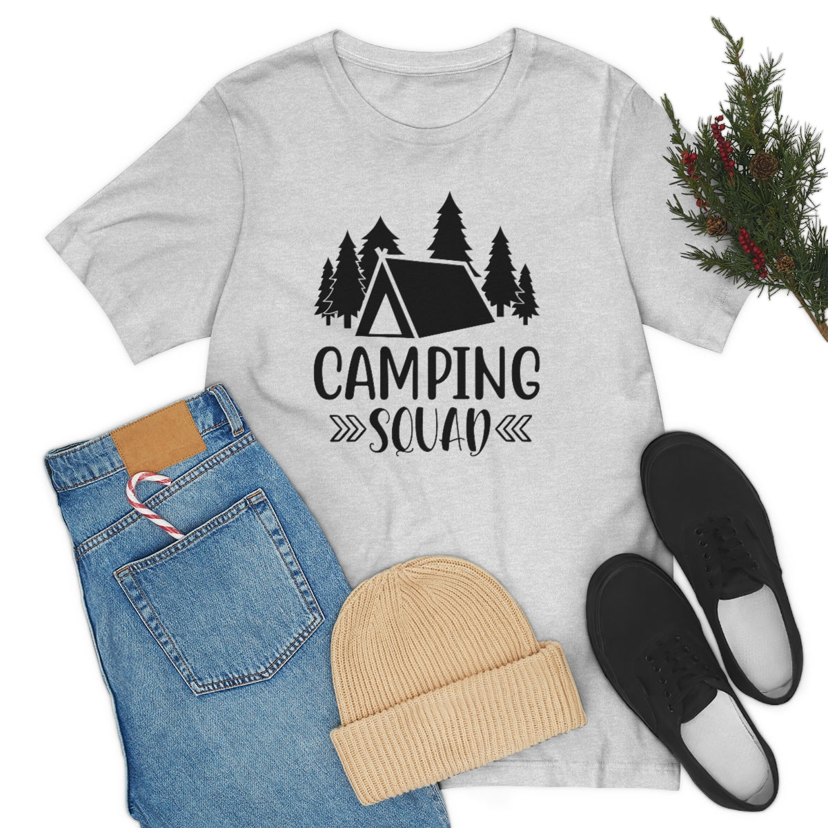 Camping Squad Unisex Jersey Short Sleeve Tee