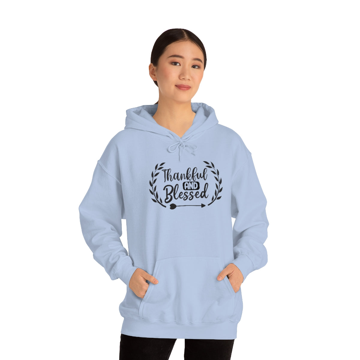 Thankful and Blessed Unisex Heavy Blend™ Hooded Sweatshirt