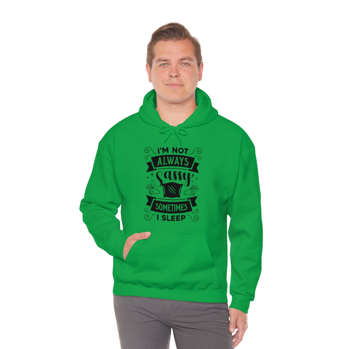 I'm Not Always Sassy Sometimes I Sleep Unisex Heavy Blend™ Hooded Sweatshirt