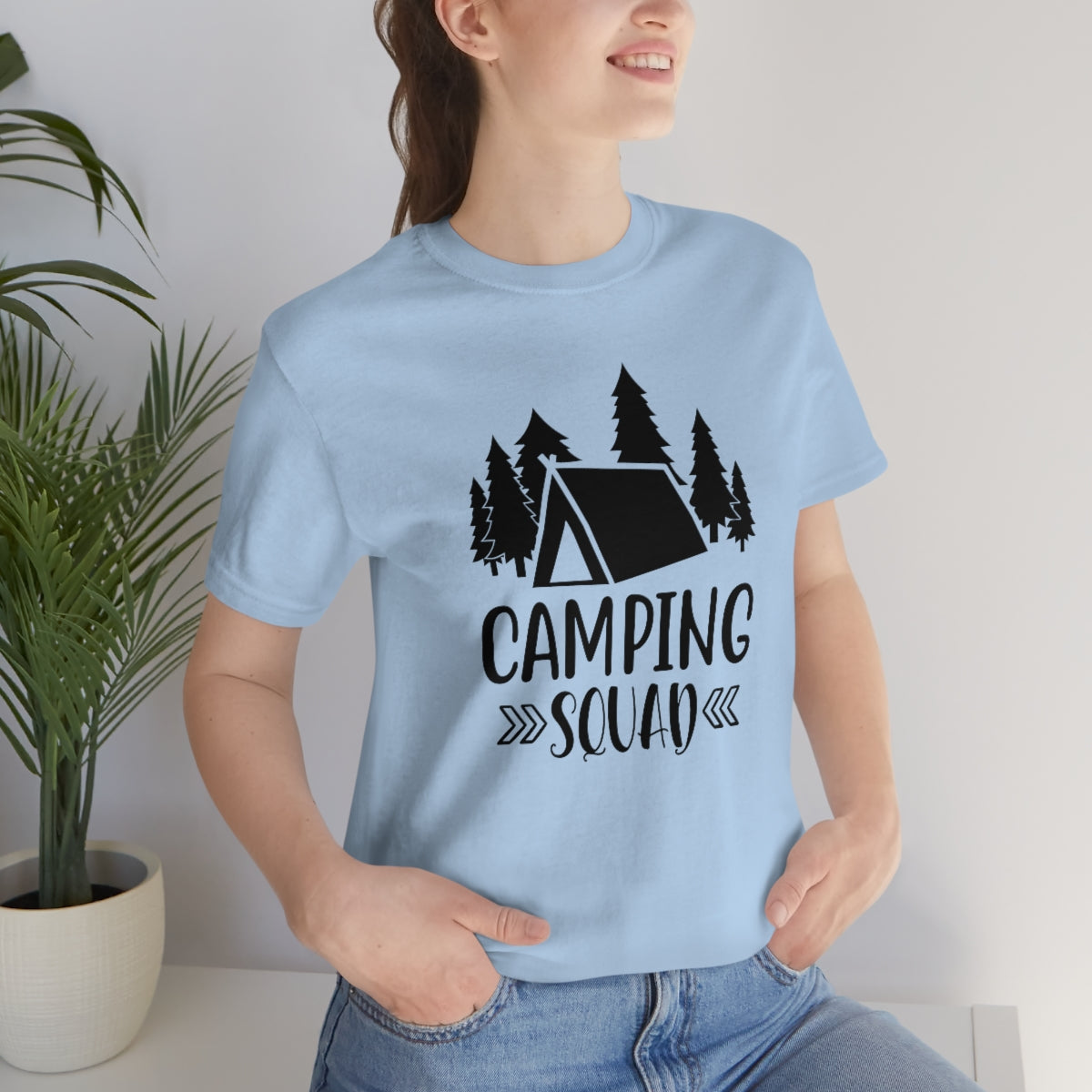 Camping Squad Unisex Jersey Short Sleeve Tee