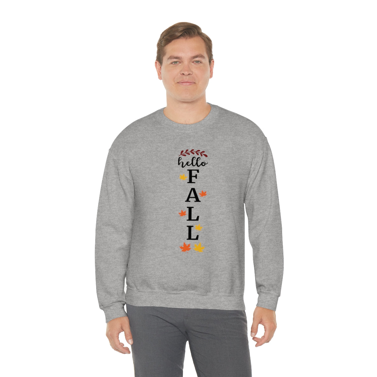 Hello Fall Unisex Heavy Blend™ Crewneck Sweatshirt