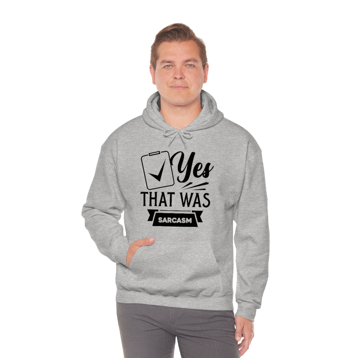 Yes That Was Sarcasm Unisex Heavy Blend™ Hooded Sweatshirt